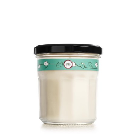 MRS. MEYERS CLEAN DAY Clean Day Cream Basil Scent Soy Candle 7.2 oz 44116